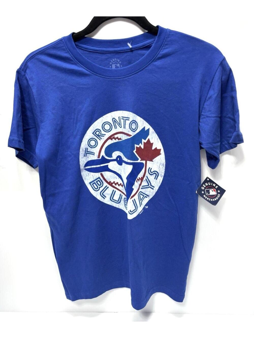Toronto Blue Jays Women's T-Shirt Medium Blue MLB Genuine Merchandise New Tags